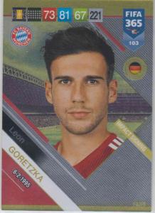Adrenalyn XL FIFA 365 2019 - 103  Leon Goretzka (FC Bayern München) Impact Signing
