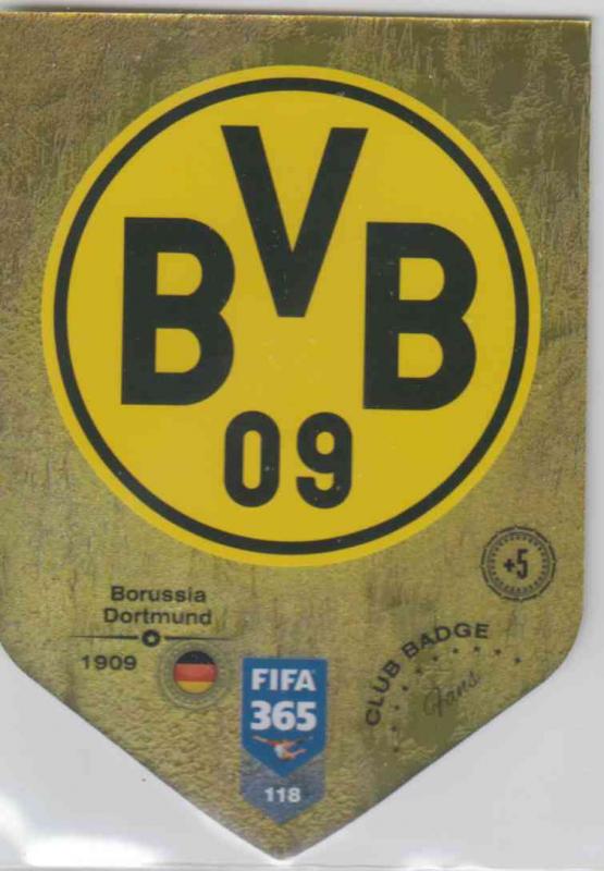 Adrenalyn XL FIFA 365 2019 - 118  Club Badge (Borussia Dortmund) Club Badge