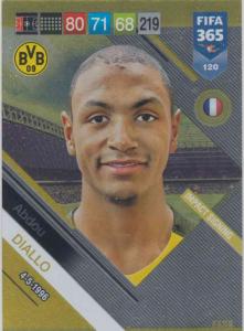 Adrenalyn XL FIFA 365 2019 - 120  Abdou Diallo (Borussia Dortmund) Impact Signing