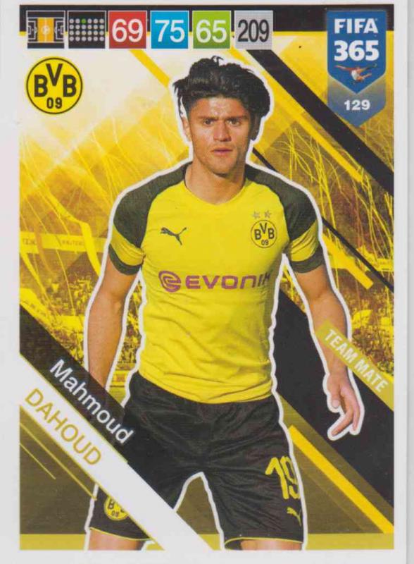 Adrenalyn XL FIFA 365 2019 - 129  Mahmoud Dahoud (Borussia Dortmund) Team Mate
