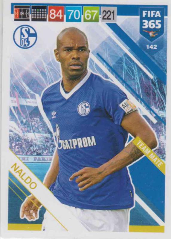 Adrenalyn XL FIFA 365 2019 - 142  Naldo (FC Schalke 04) Team Mate