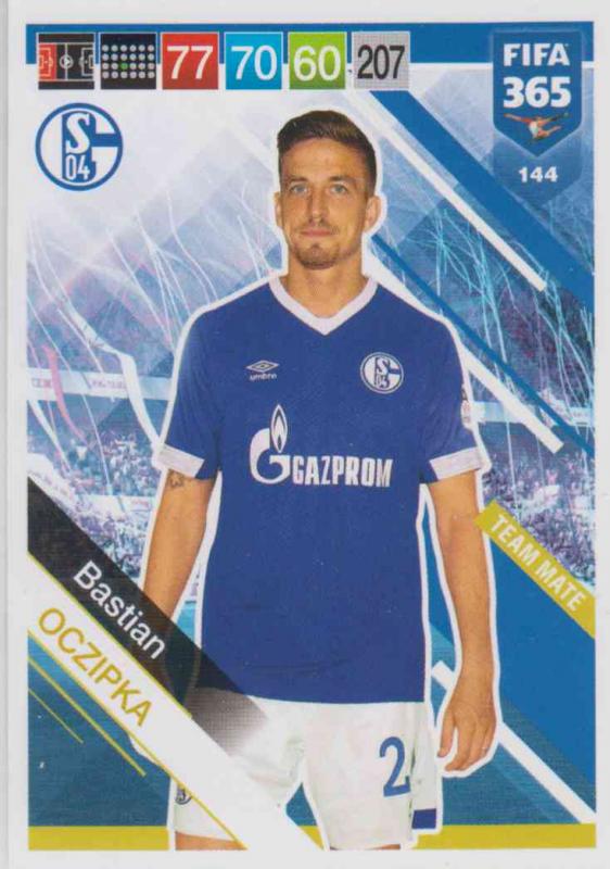 Adrenalyn XL FIFA 365 2019 - 144  Bastian Oczipka (FC Schalke 04) Team Mate