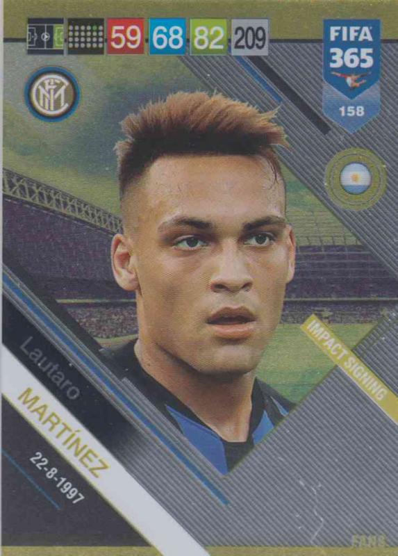 Adrenalyn XL FIFA 365 2019 - 158 Lautaro Martínez (FC ...