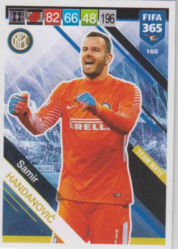 Adrenalyn XL FIFA 365 2019 - 160  Samir Handanovič (FC Internazionale) Team Mate