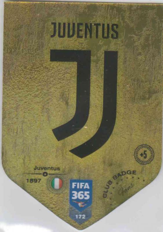 Adrenalyn XL FIFA 365 2019 - 172  Club Badge (Juventus) Club Badge