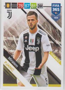 Adrenalyn XL FIFA 365 2019 - 184  Miralem Pjanić (Juventus) Team Mate