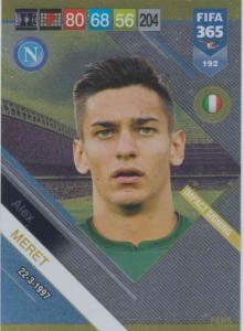 Adrenalyn XL FIFA 365 2019 - 192  Alex Meret (SSC Napoli) Impact Signing