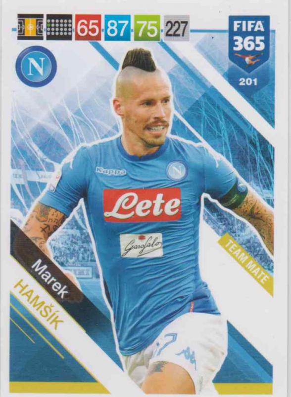 Adrenalyn XL FIFA 365 2019 - 201  Marek Hamšík (SSC Napoli) Team Mate