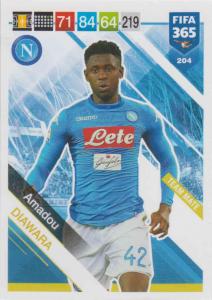 Adrenalyn XL FIFA 365 2019 - 204  Amadou Diawara (SSC Napoli) Team Mate