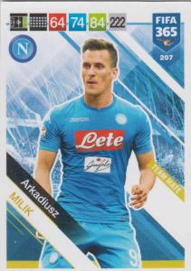 Adrenalyn XL FIFA 365 2019 - 207  Arkadiusz Milik (SSC Napoli) Team Mate