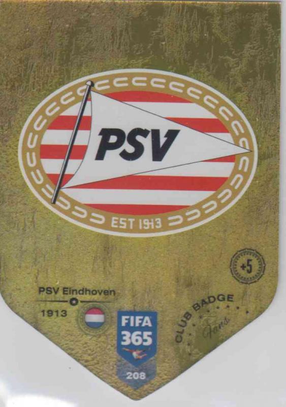 Adrenalyn XL FIFA 365 2019 - 208  Club Badge (PSV Eindhoven) Club Badge