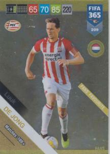 Adrenalyn XL FIFA 365 2019 - 209  Luuk De Jong (PSV Eindhoven) Fans' Favourite