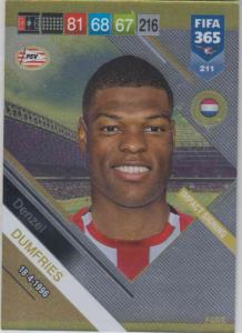 Adrenalyn XL FIFA 365 2019 - 211  Denzel Dumfries (PSV Eindhoven) Impact Signing