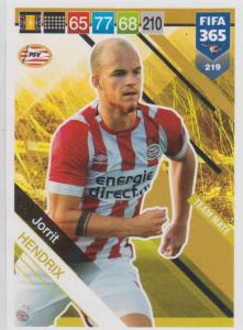 Adrenalyn XL FIFA 365 2019 - 219  Jorrit Hendrix (PSV Eindhoven) Team Mate