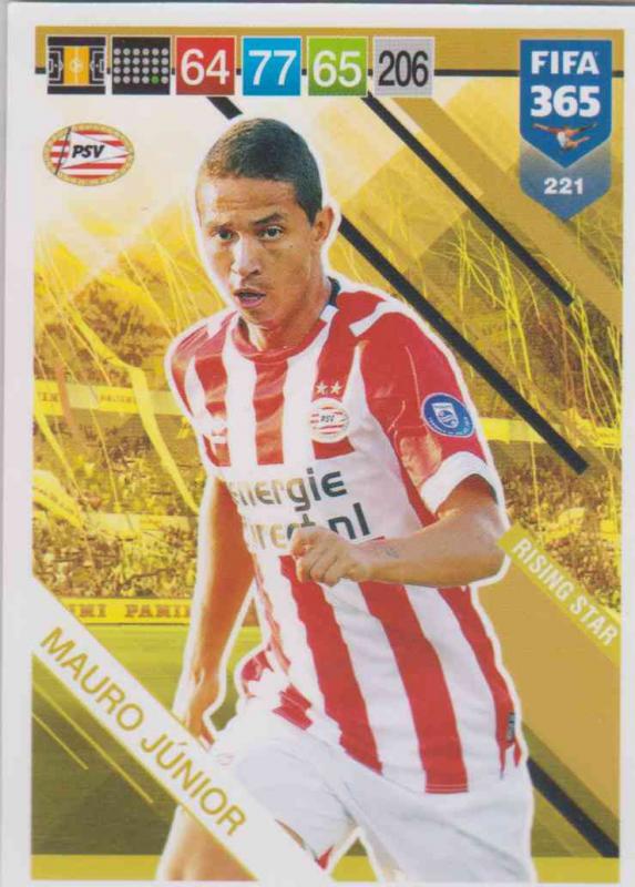 Adrenalyn XL FIFA 365 2019 - 221  Mauro Júnior (PSV Eindhoven) Rising Star