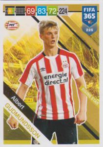 Adrenalyn XL FIFA 365 2019 - 225  Albert Gudmundsson (PSV Eindhoven) Rising Star