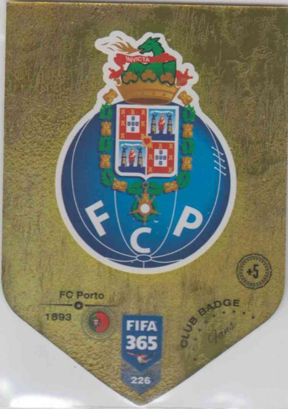 Adrenalyn XL FIFA 365 2019 - 226  Club Badge (FC Porto) Club Badge