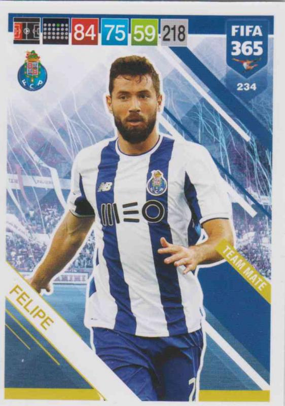Adrenalyn XL FIFA 365 2019 - 234  Felipe (FC Porto) Team Mate
