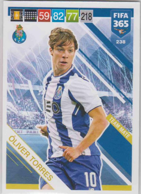 Adrenalyn XL FIFA 365 2019 - 238  Óliver Torres (FC Porto) Team Mate