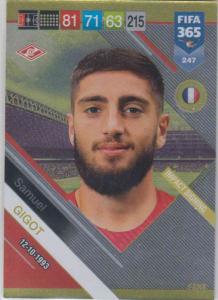 Adrenalyn XL FIFA 365 2019 - 247  Samuel Gigot (FC Spartak Moskva) Impact Signing