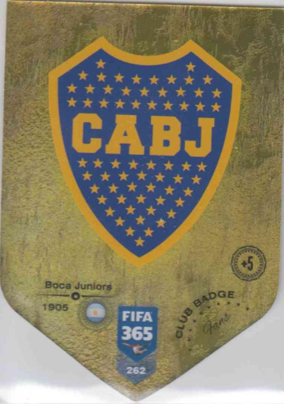 Adrenalyn XL FIFA 365 2019 - 262  Club Badge (Boca Juniors) Club Badge
