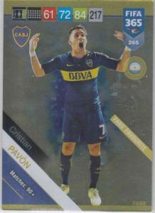 Adrenalyn XL FIFA 365 2019 - 265  Cristian Pavón (Boca Juniors) Fans' Favourite