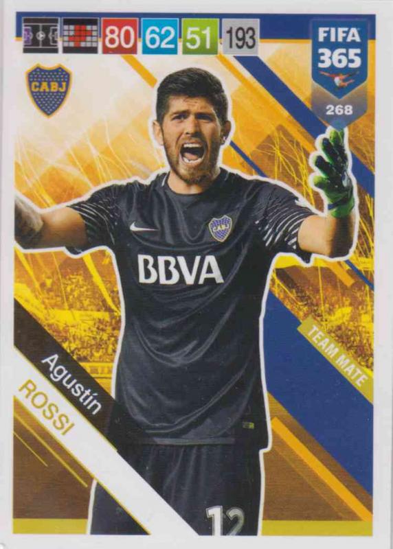Adrenalyn XL FIFA 365 2019 - 268  Agustín Rossi (Boca Juniors) Team Mate