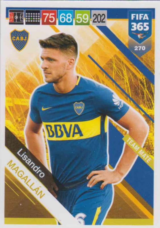 Adrenalyn XL FIFA 365 2019 - 270  Lisandro Magallán (Boca Juniors) Team Mate