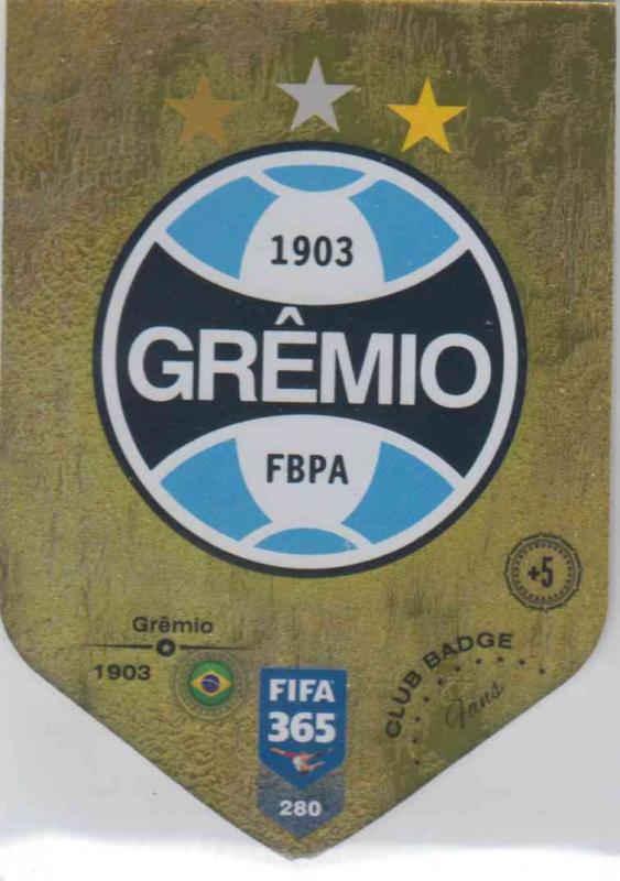Adrenalyn XL FIFA 365 2019 - 280  Club Badge (Grêmio) Club Badge