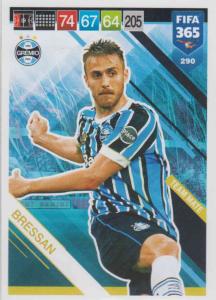 Adrenalyn XL FIFA 365 2019 - 290  Bressan (Grêmio) Team Mate