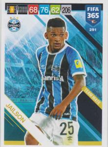 Adrenalyn XL FIFA 365 2019 - 291  Jailson (Grêmio) Team Mate