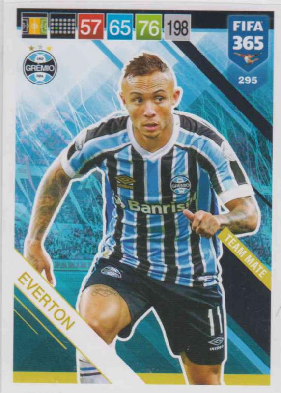 Adrenalyn XL FIFA 365 2019 - 295  Everton (Grêmio) Team Mate
