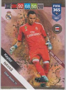 Adrenalyn XL FIFA 365 2019 - 301  Keylor Navas (Real Madrid CF) Goal Stopper