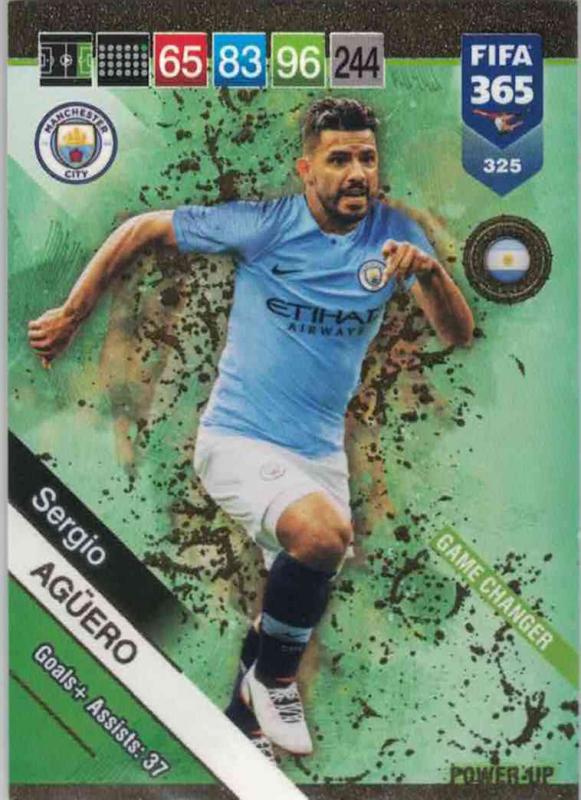 Adrenalyn XL FIFA 365 2019 - 325  Sergio Agüero (Manchester City FC) Game Changers