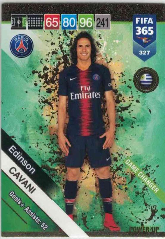 Adrenalyn XL FIFA 365 2019 - 327  Edinson Cavani (Paris Saint Germain) Game Changers