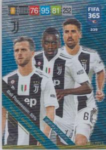 Adrenalyn XL FIFA 365 2019 - 339  Pjanić / Matuidi / Khedira (Juventus) Midfield Engine