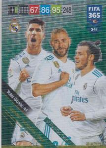 Adrenalyn XL FIFA 365 2019 - 341  Asensio / Benzema / Bale (Real Madrid CF) Attacking Trio