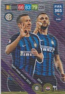 Adrenalyn XL FIFA 365 2019 - 348  Ivan Perišić / Marcelo Brozović (FC Internazionale) Club & Country