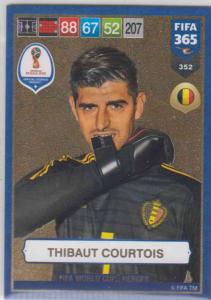 Adrenalyn XL FIFA 365 2019 - 352  Thibaut Courtois (Belgium) FIFA World Cup Heroes