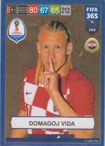 Adrenalyn XL FIFA 365 2019 - 362  Domagoj Vida (Croatia) FIFA World Cup Heroes