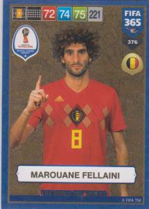 Adrenalyn XL FIFA 365 2019 - 376  Marouane Fellaini (Belgium) FIFA World Cup Heroes