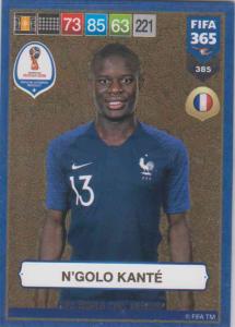 Adrenalyn XL FIFA 365 2019 - 385  N'Golo Kanté (France) FIFA World Cup Heroes