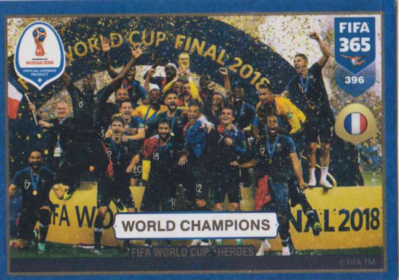 Adrenalyn XL FIFA 365 2019 - 396  World Champions (France) FIFA World Cup Heroes