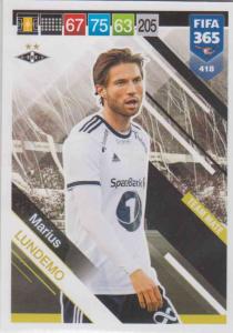 Adrenalyn XL FIFA 365 2019 - 418  Marius Lundemo (Rosenborg BK) Team Mate