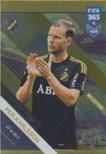 Adrenalyn XL FIFA 365 2019 - 429  Per Karlsson (AIK) Milestone