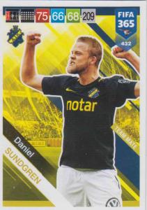 Adrenalyn XL FIFA 365 2019 - 432  Daniel Sundgren (AIK) Team Mate
