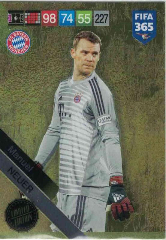 Adrenalyn XL FIFA 365 2019 - Manuel Neuer (Bayern München) Limited Edition
