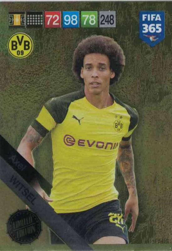 Adrenalyn XL FIFA 365 2019 - Axel Witsel (Borussia Dortmund) Limited Edition