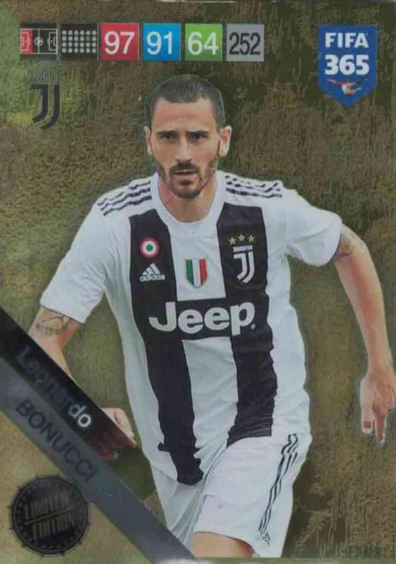 Adrenalyn XL FIFA 365 2019 - Leonardo Bonucci (Juventus) Limited Edition