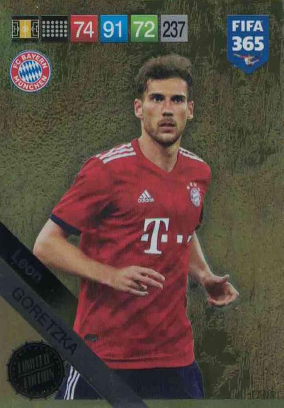 Adrenalyn XL FIFA 365 2019 - Leon Goretzka (FC Bayern München) Limited Edition